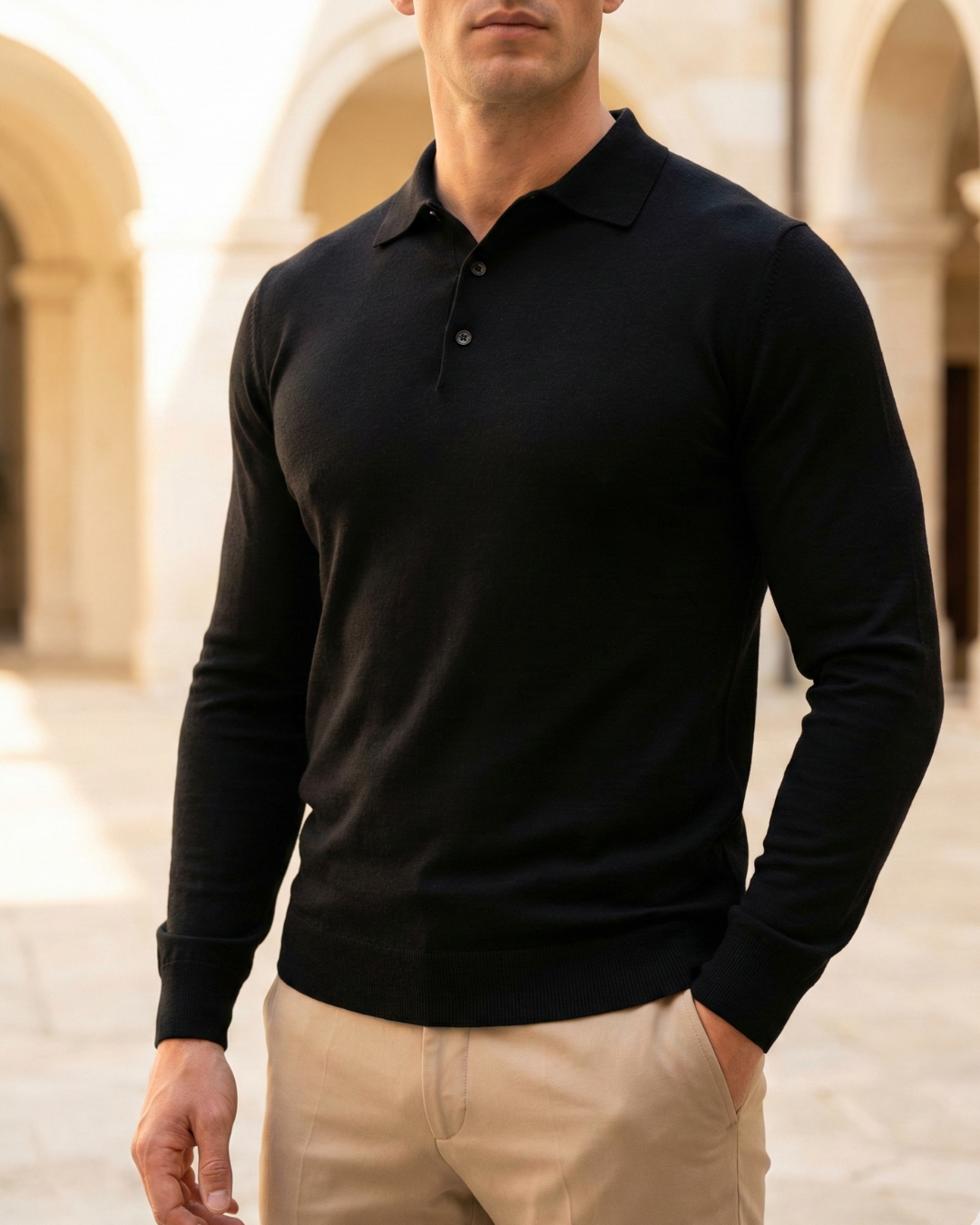 Whitwell - Merino Wool Polo