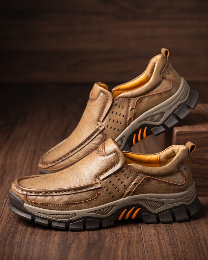 The Weekender Leather Slip-On
