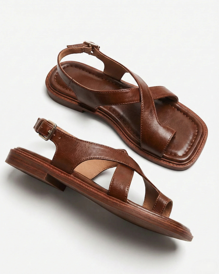 Capri Leather Toe-Loop Sandal