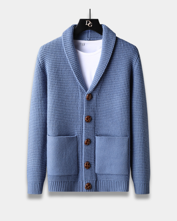 Kingston - Waffle-Knit Cardigan
