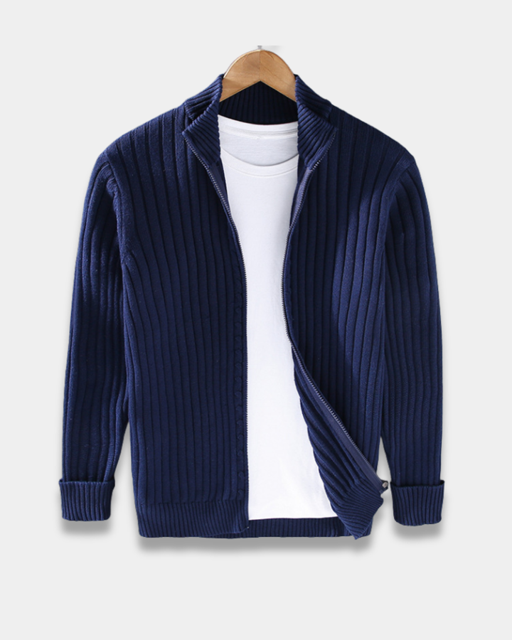 Kingston - Rib-Knit Cardigan
