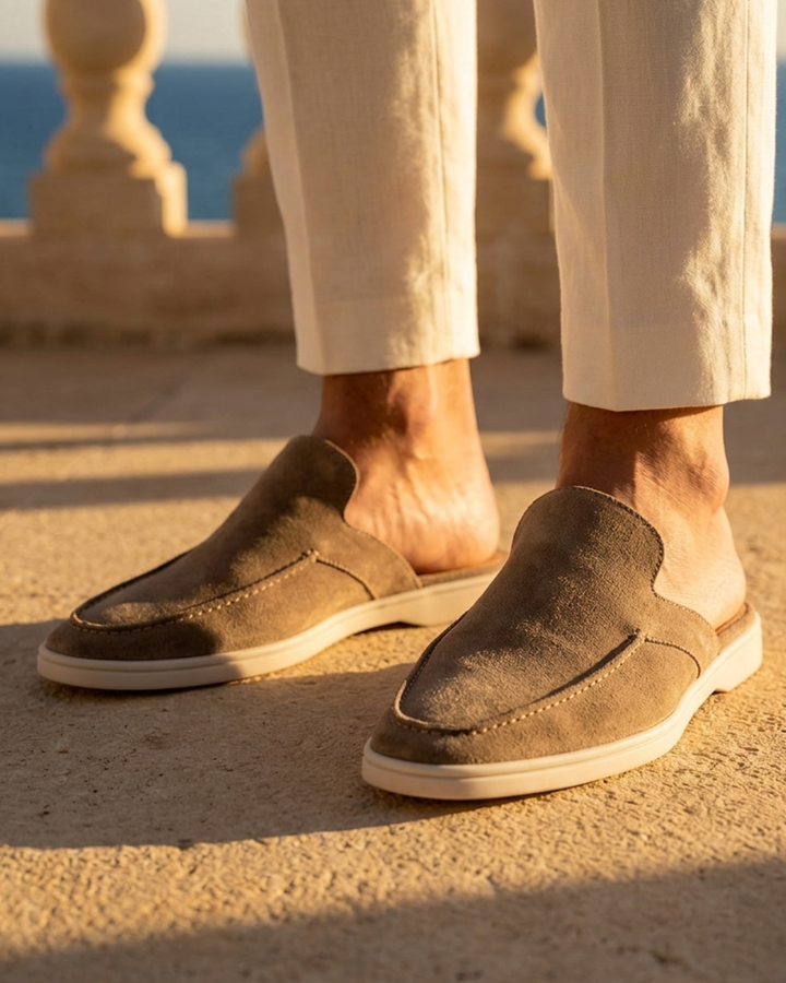 Riviera - Suede Slide Loafer