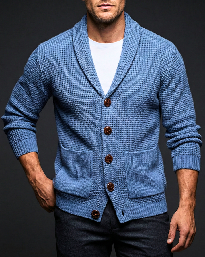 Kingston - Waffle-Knit Cardigan