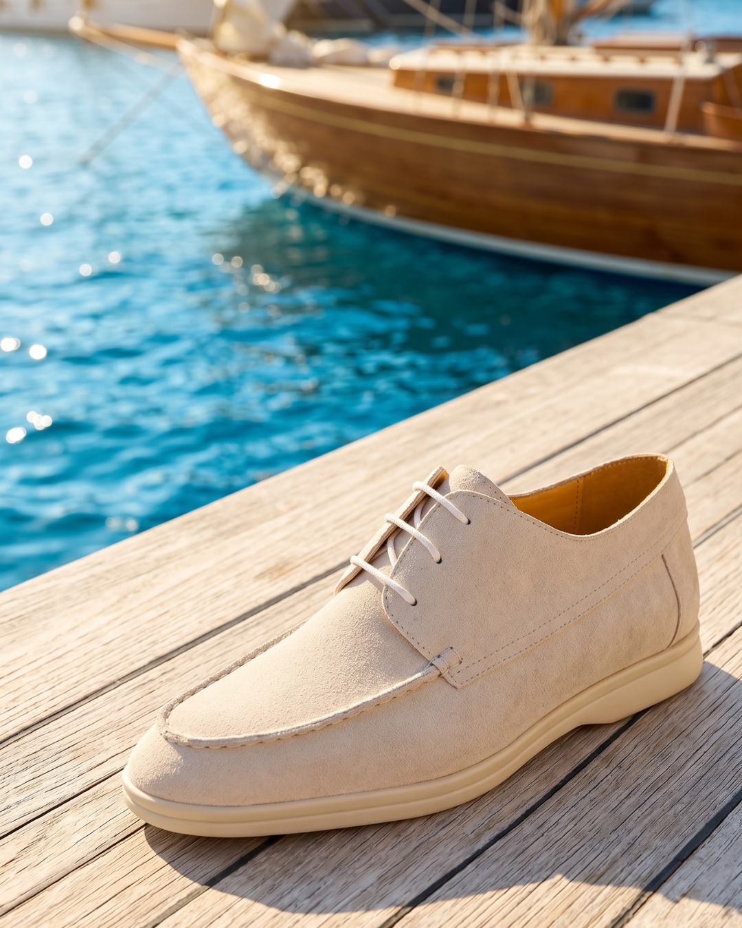 The Portofino Suede Derby