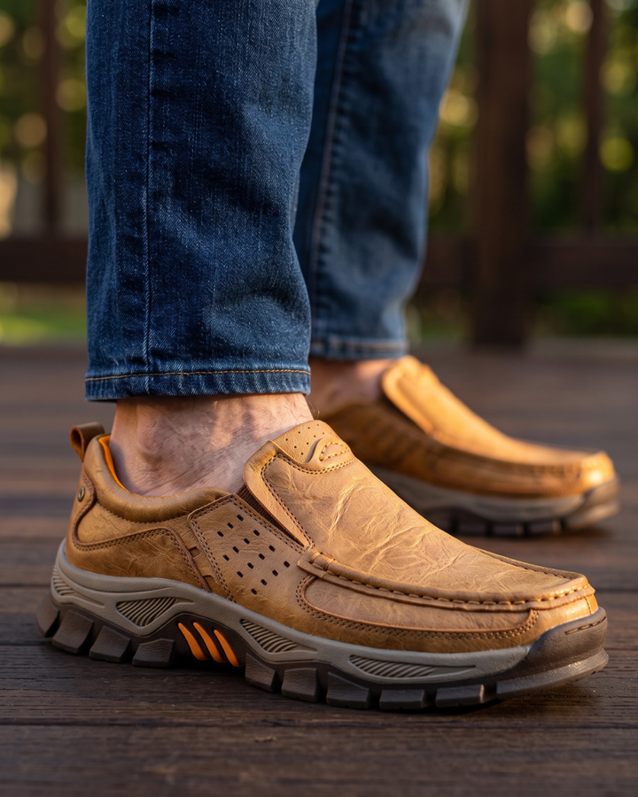 The Weekender Leather Slip-On