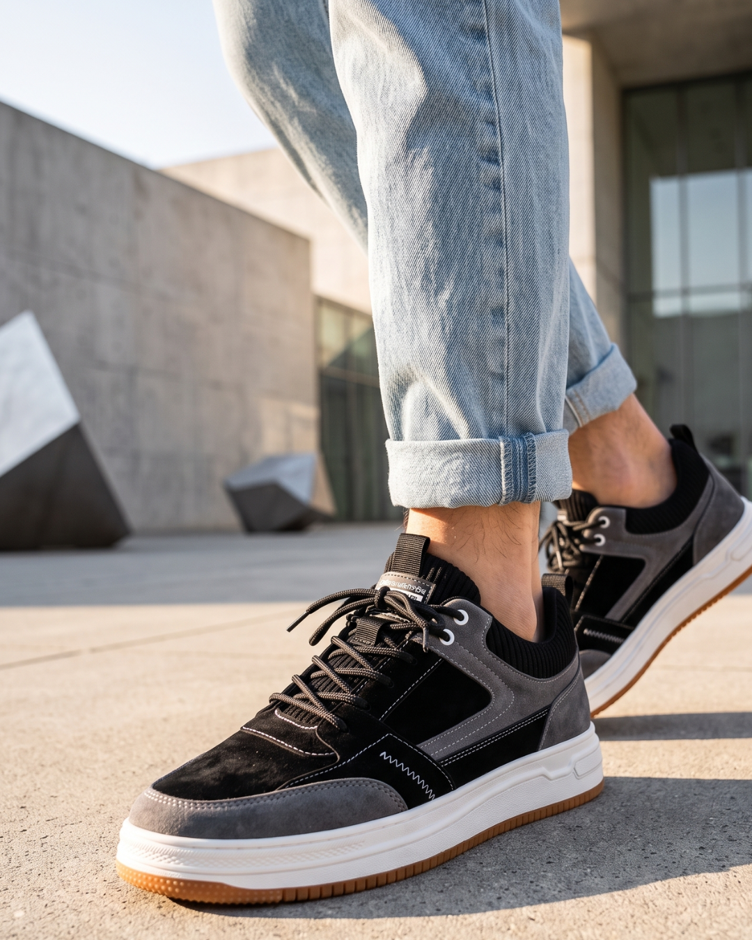 Apex Suede Hybrid Trainer