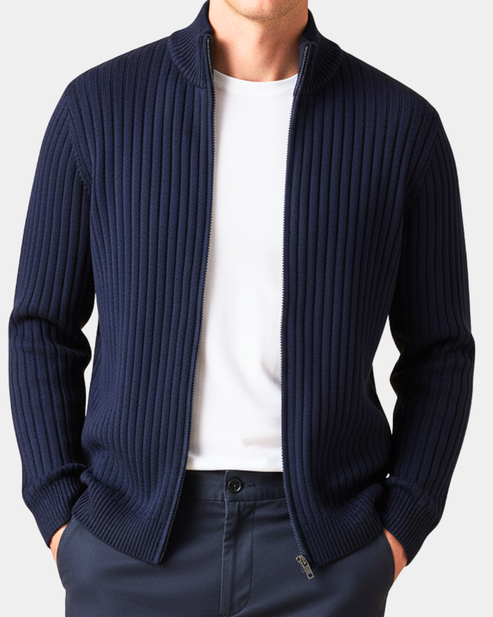 Kingston - Rib-Knit Cardigan
