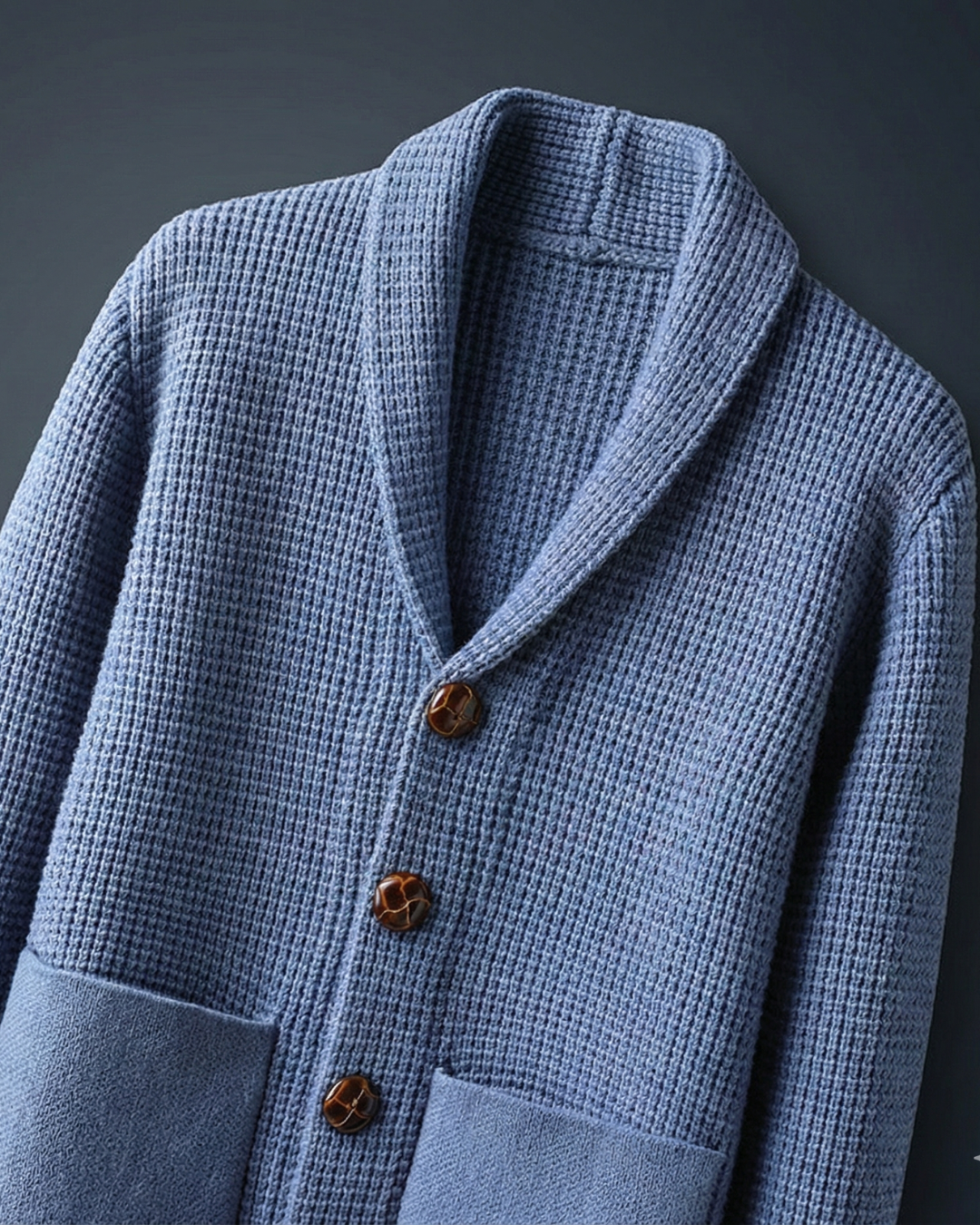 Kingston - Waffle-Knit Cardigan