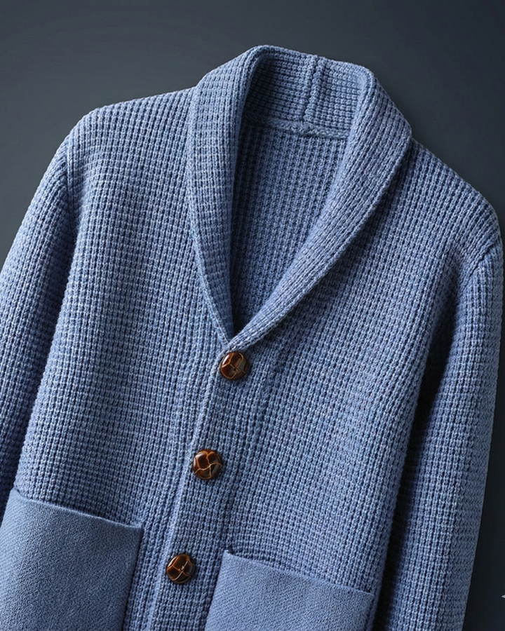 Kingston - Waffle-Knit Cardigan