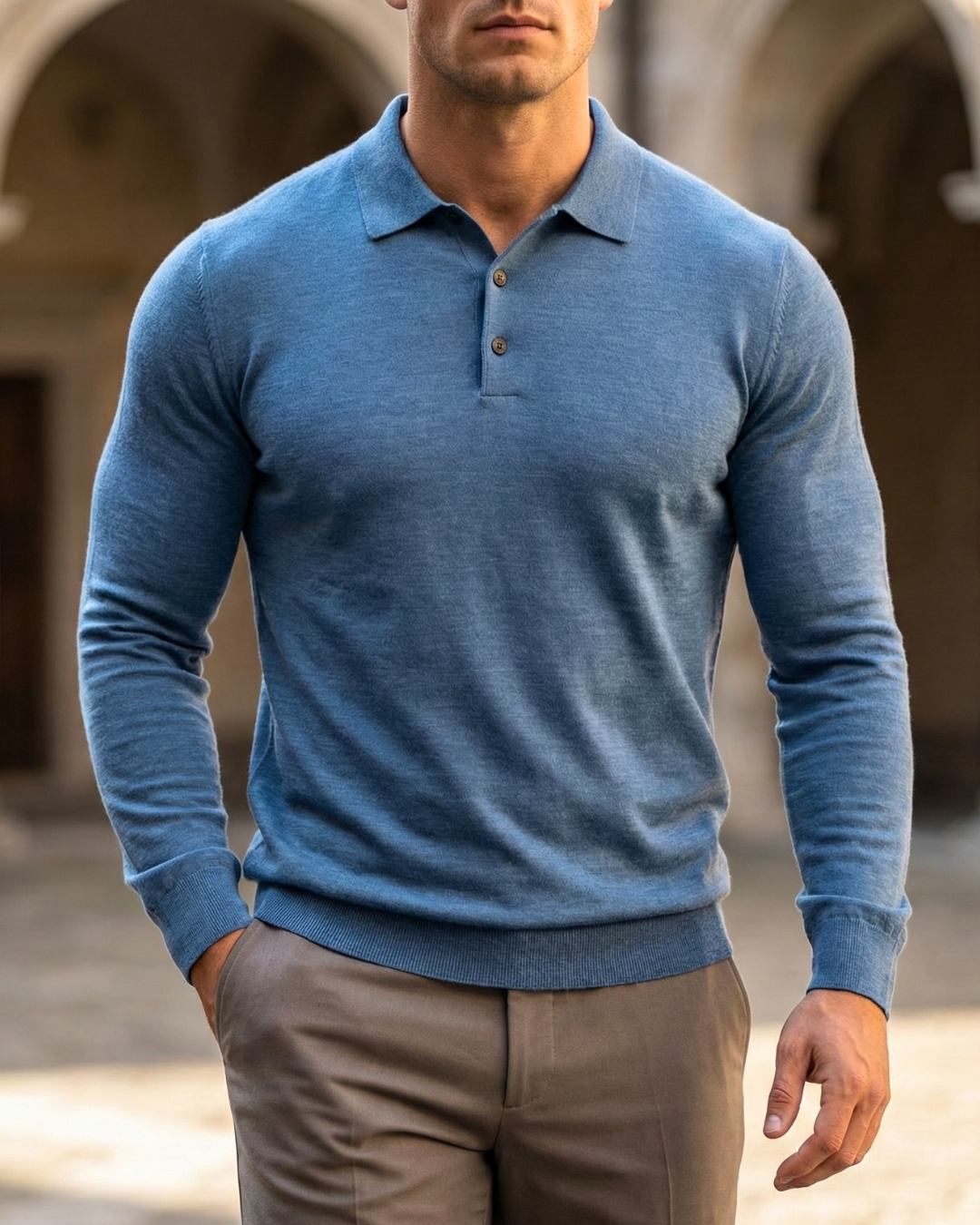 Whitwell - Merino Wool Polo