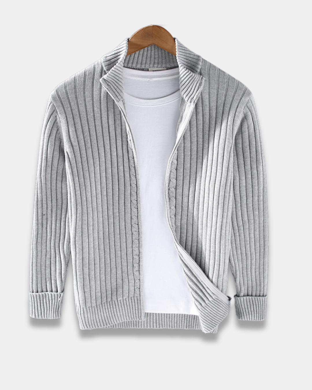 Kingston - Rib-Knit Cardigan