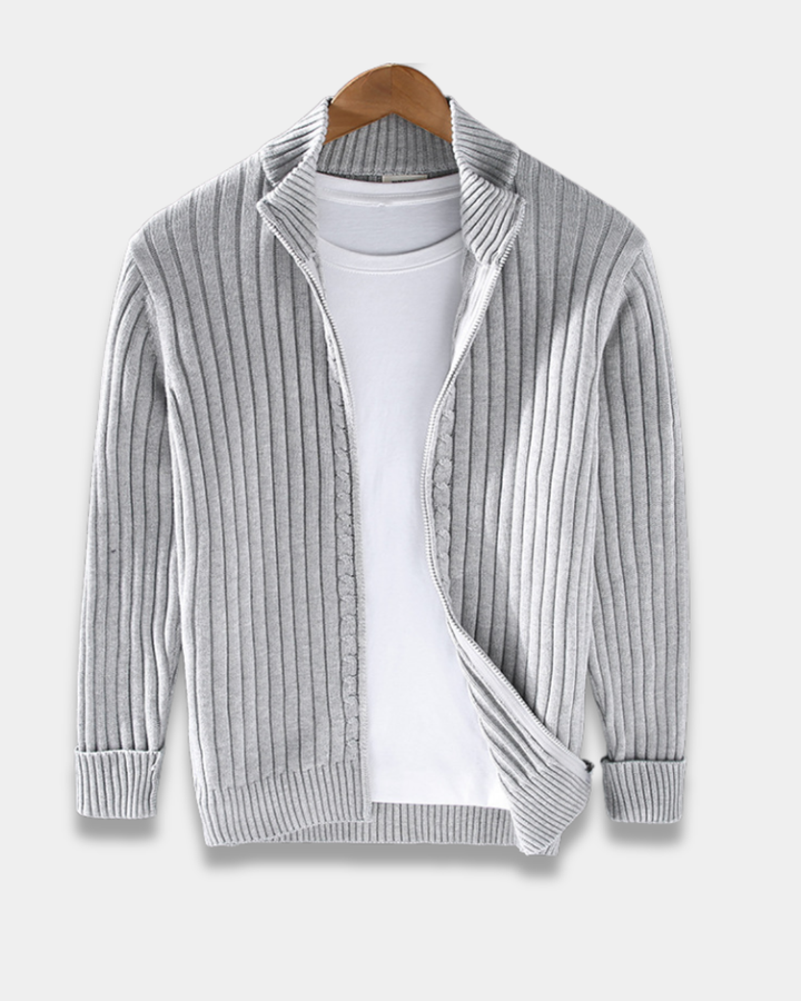 Kingston - Rib-Knit Cardigan