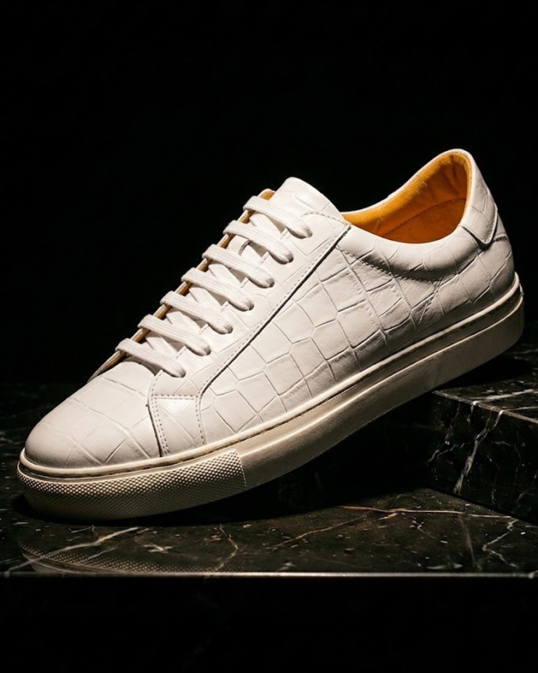 Aldgate - Croc Embossed Sneaker