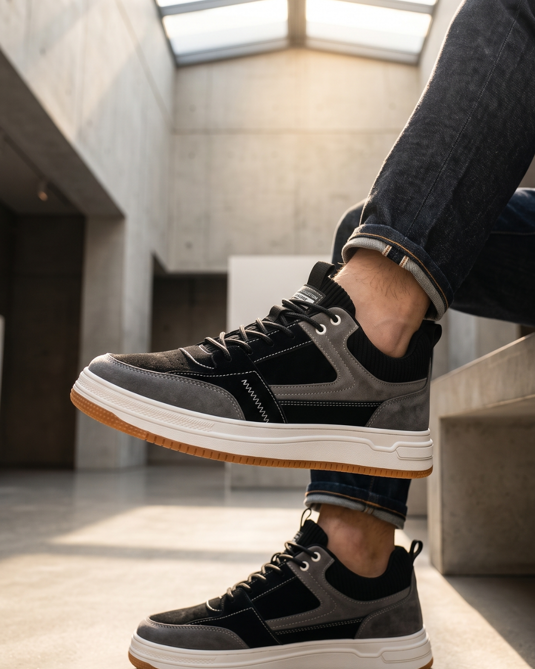 Apex Suede Hybrid Trainer
