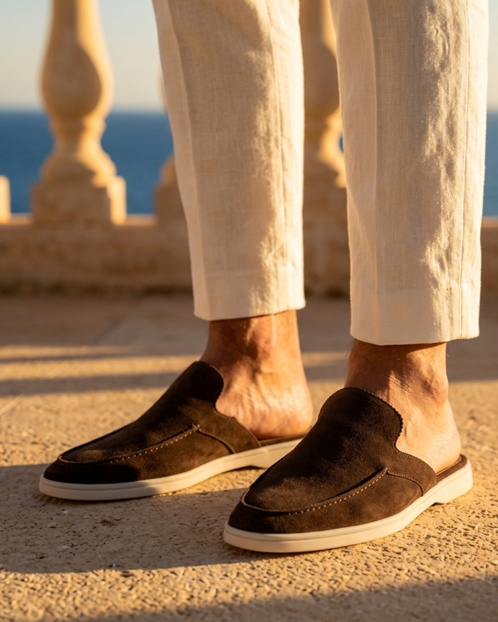 Riviera - Suede Slide Loafer