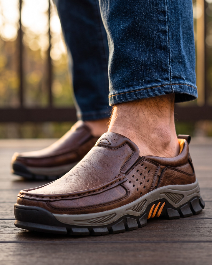 The Weekender Leather Slip-On