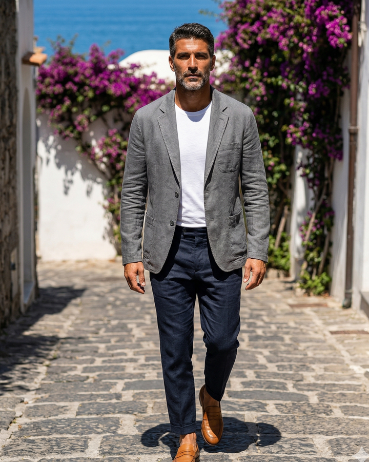 Lorenzo - Linen Jacket