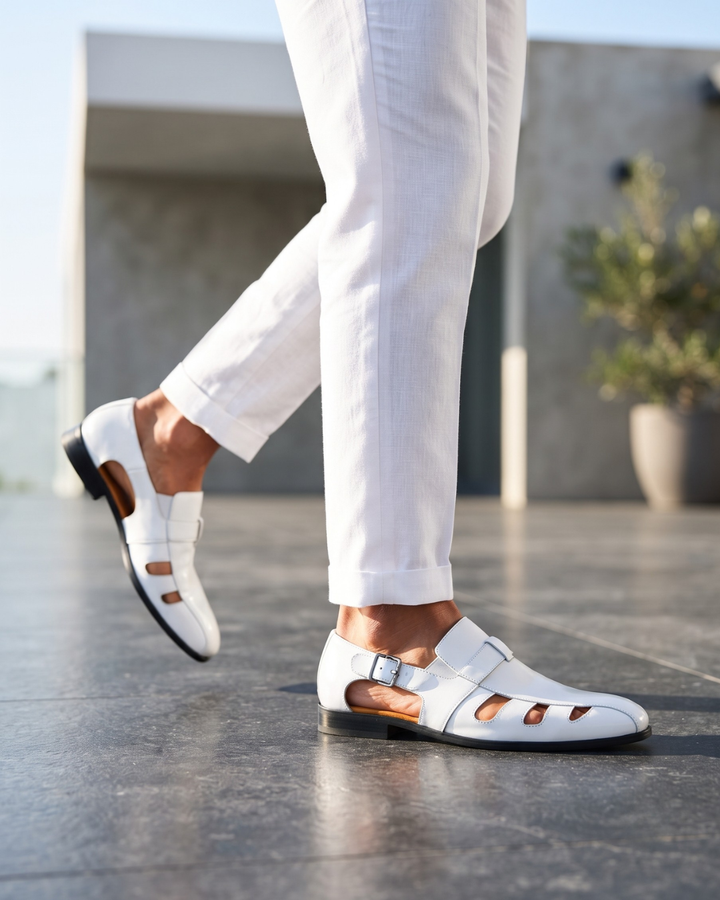 Aerated Monk-Strap Dress Loafer