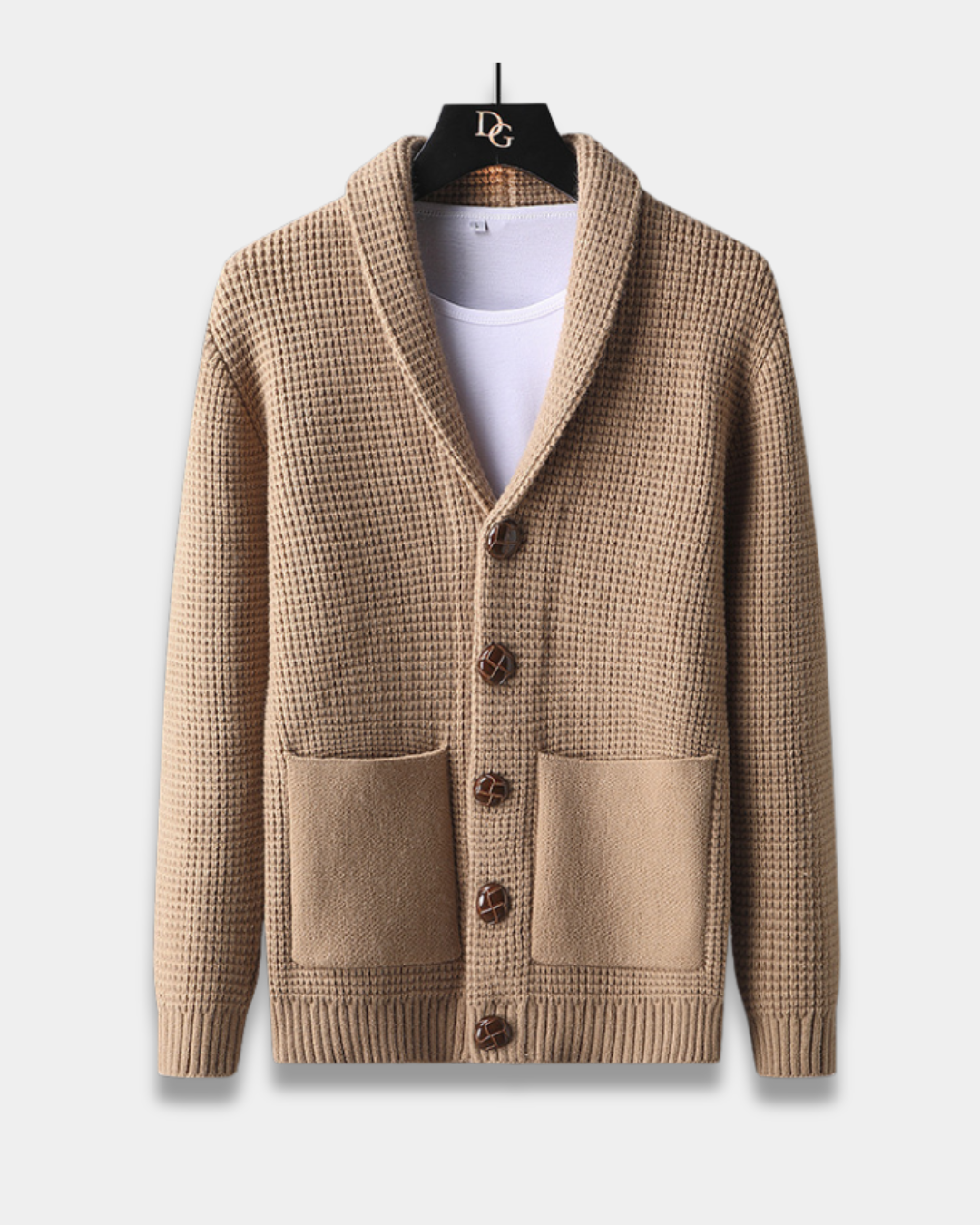 Kingston - Waffle-Knit Cardigan