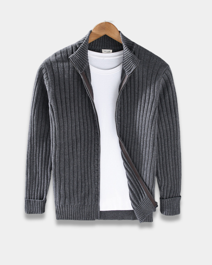 Kingston - Rib-Knit Cardigan