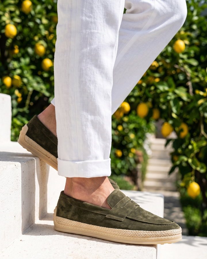 Positano Suede Espadrille Driver