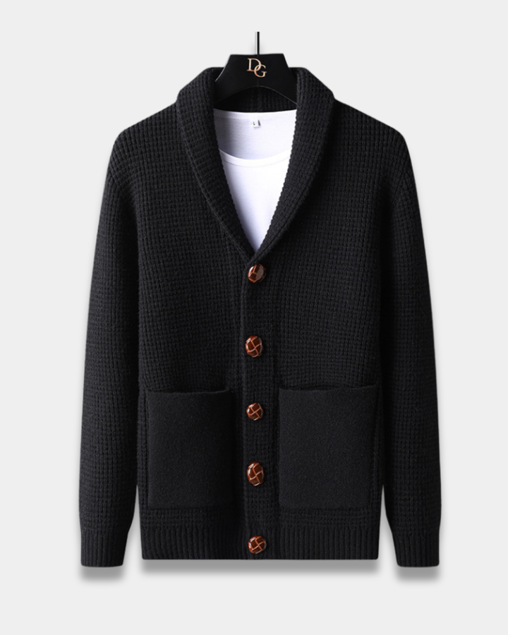 Kingston - Waffle-Knit Cardigan