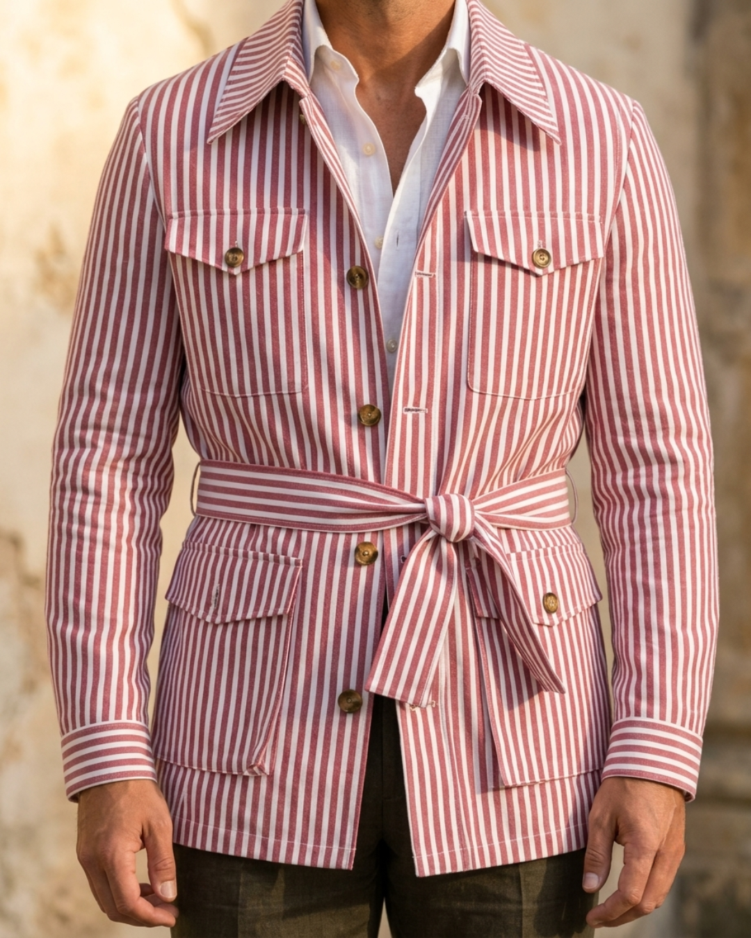 Riviera - Belted Safari Jacket