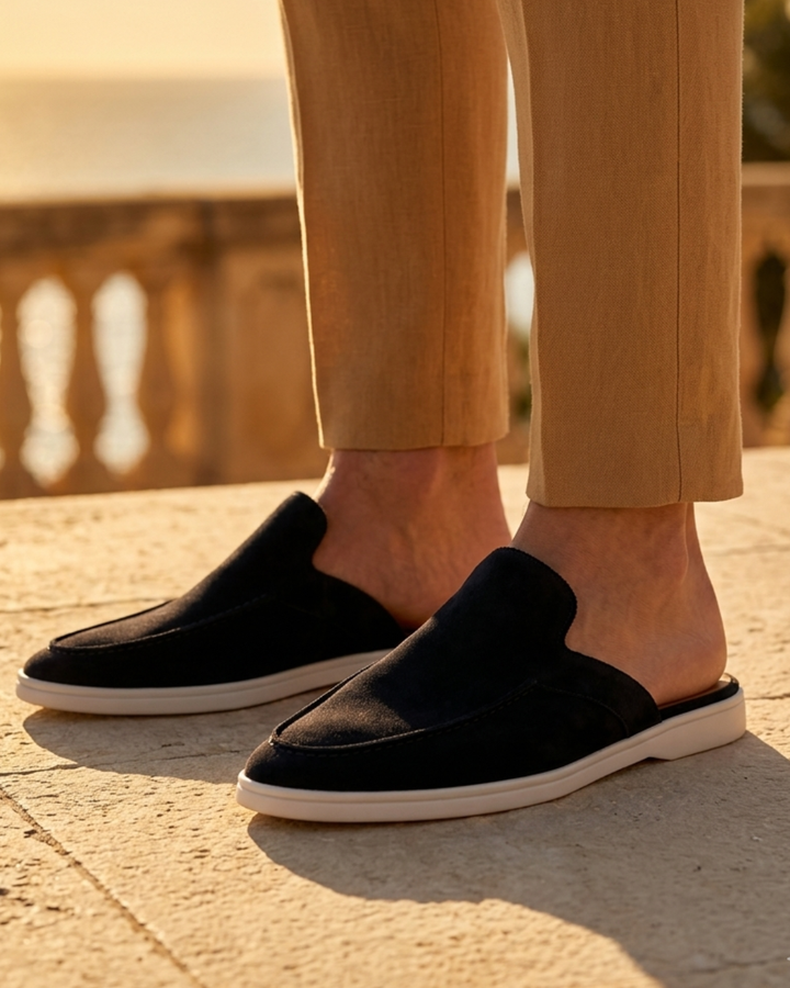 Riviera - Suede Slide Loafer