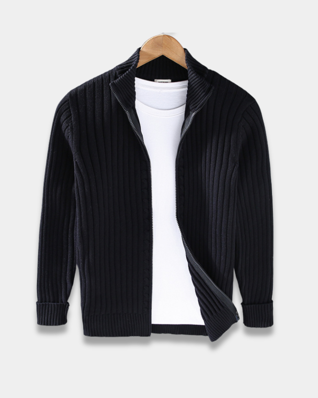 Kingston - Rib-Knit Cardigan