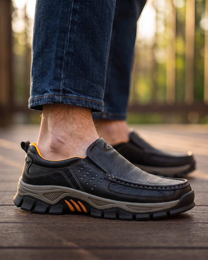 The Weekender Leather Slip-On