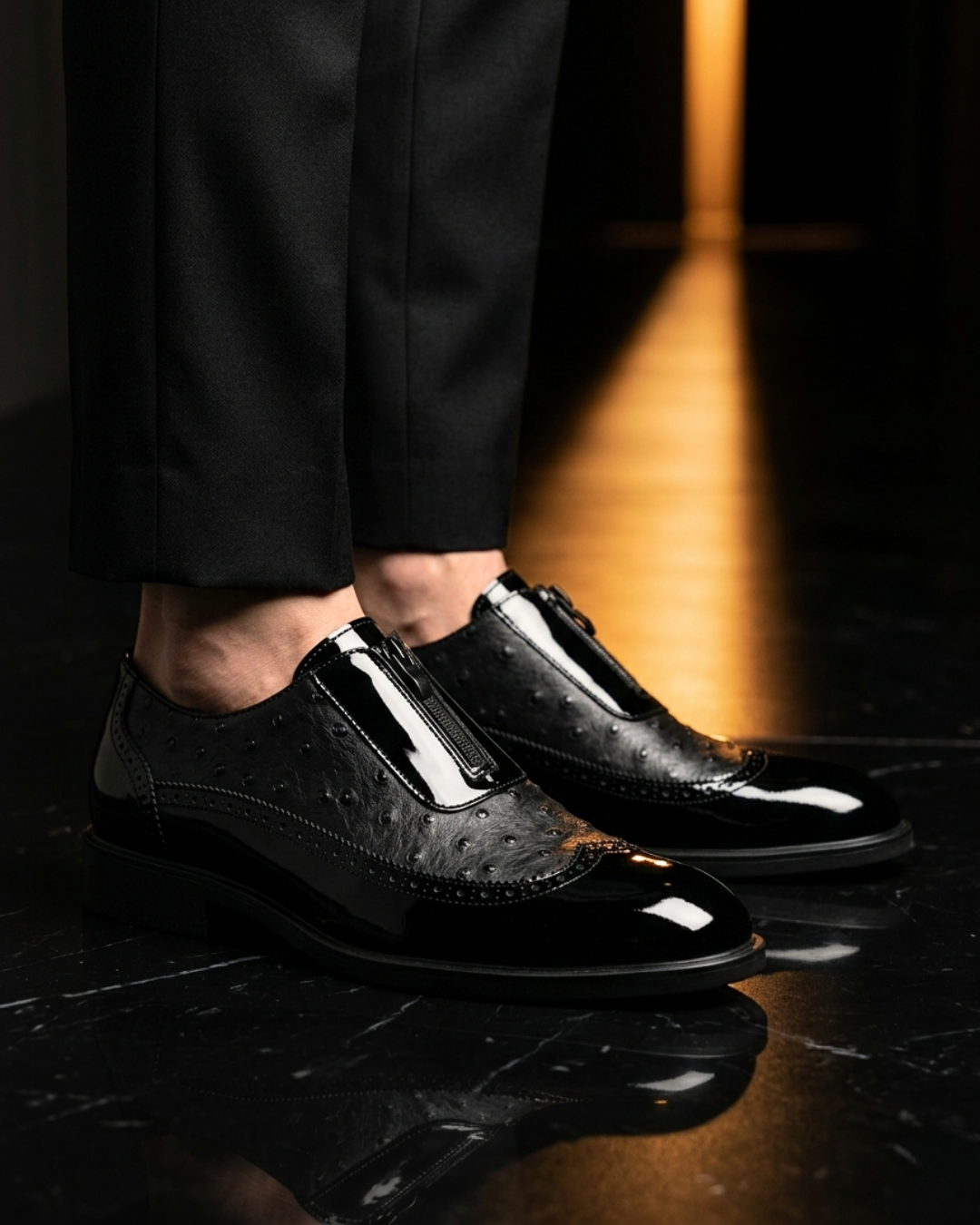 Blaine - Ostrich Brogue