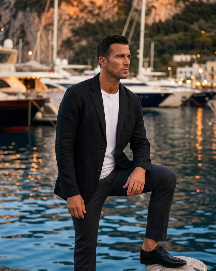 Lorenzo - Linen Jacket