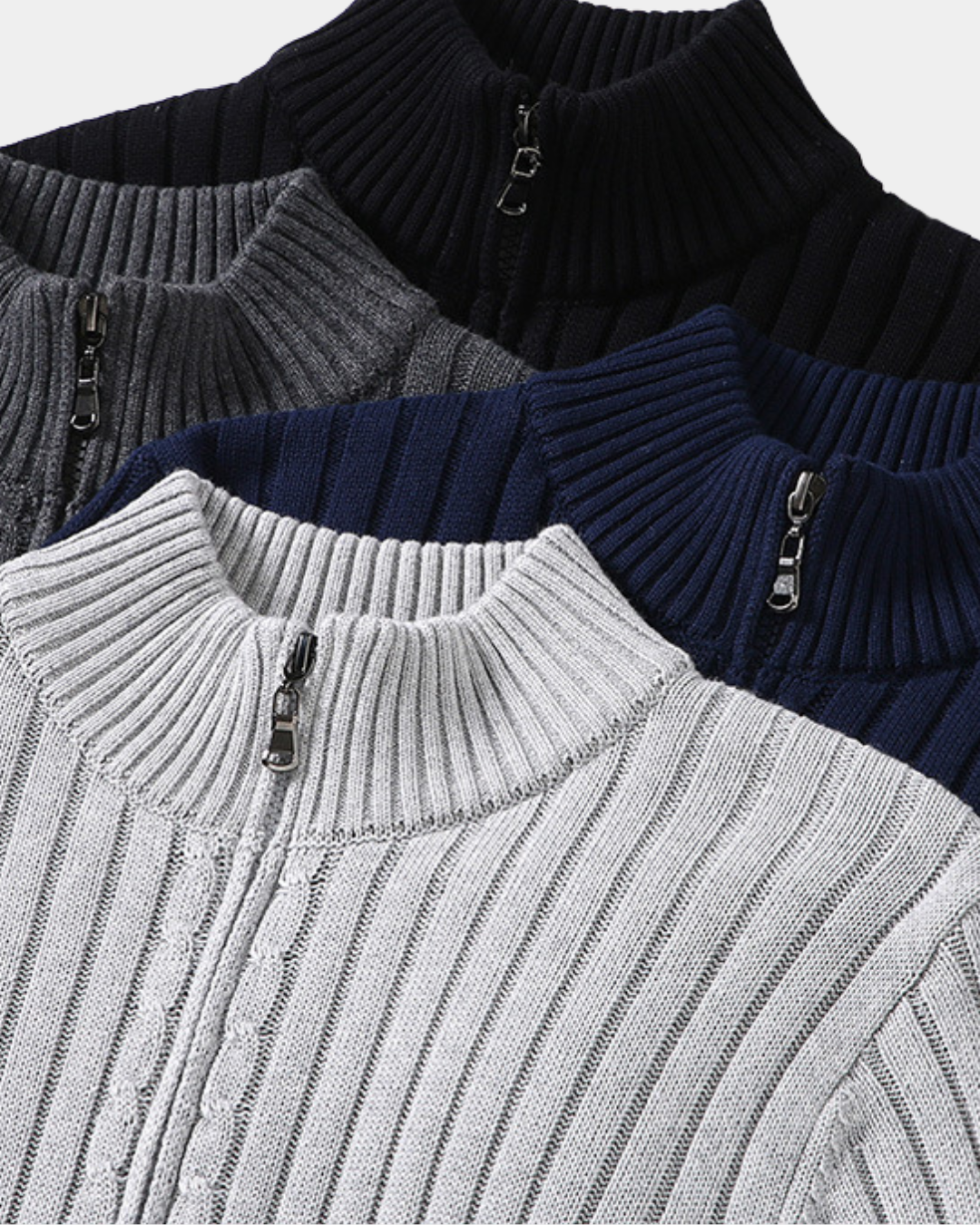 Kingston - Rib-Knit Cardigan