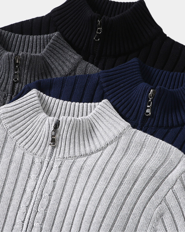 Kingston - Rib-Knit Cardigan