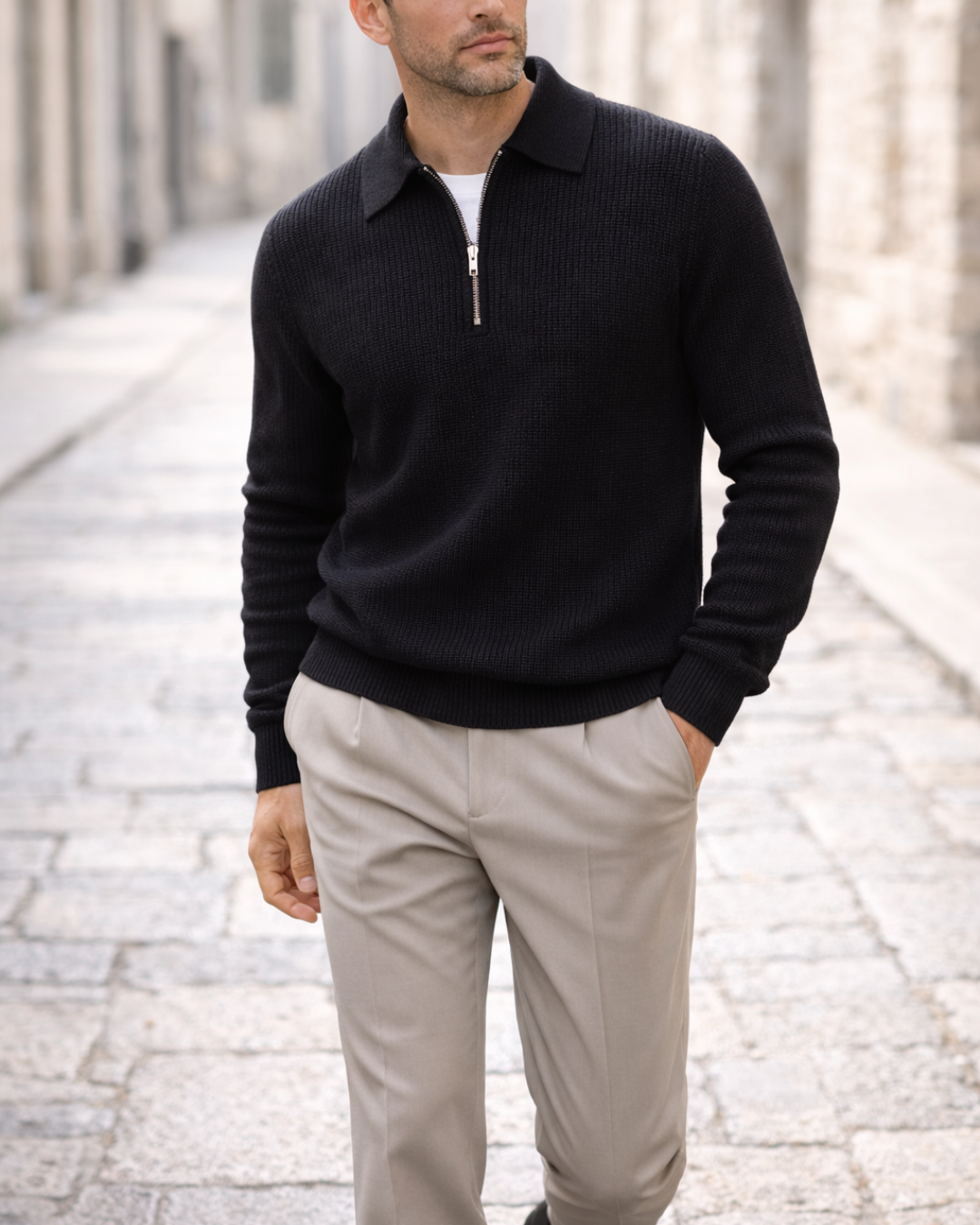 Weston - Zipped Sweater