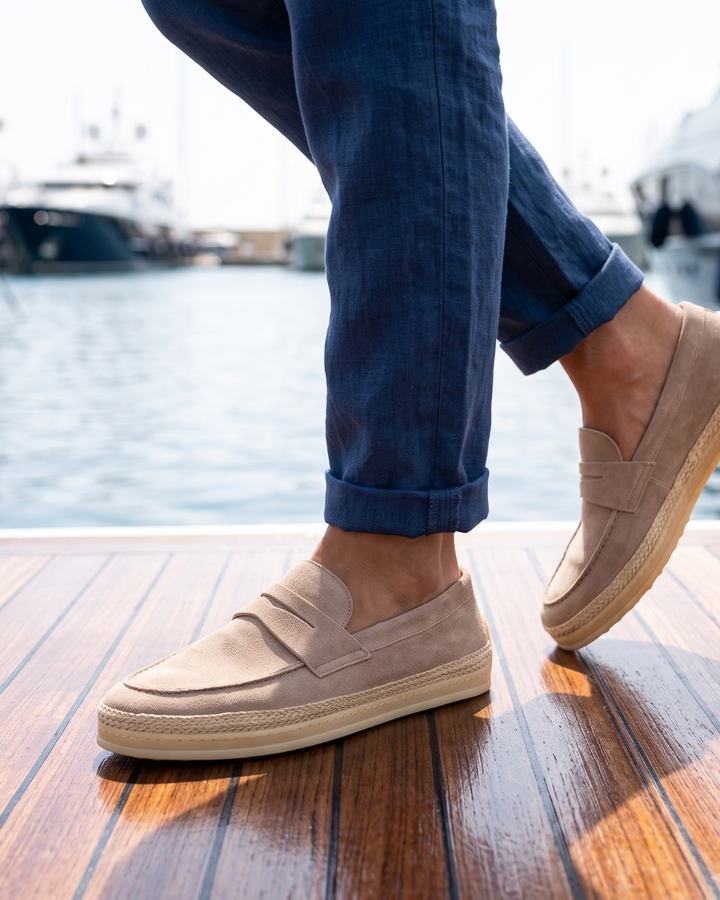 Positano Suede Espadrille Driver