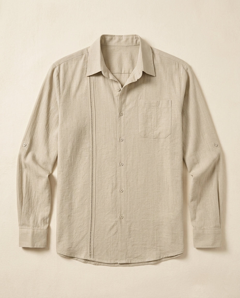 Cádiz — Cotton-Linen Camp Shirt