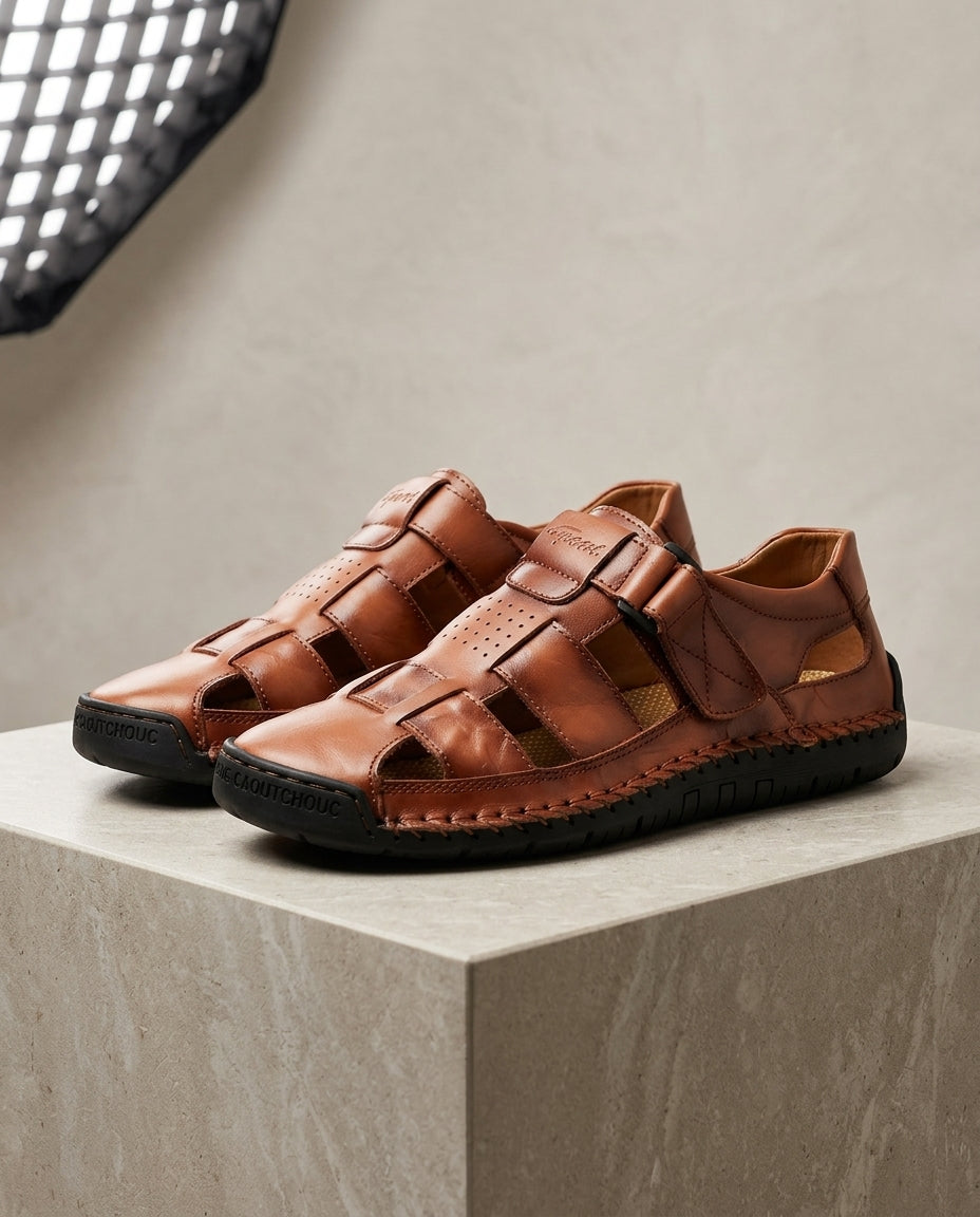 Sorrento — Leather Fisherman Sandal