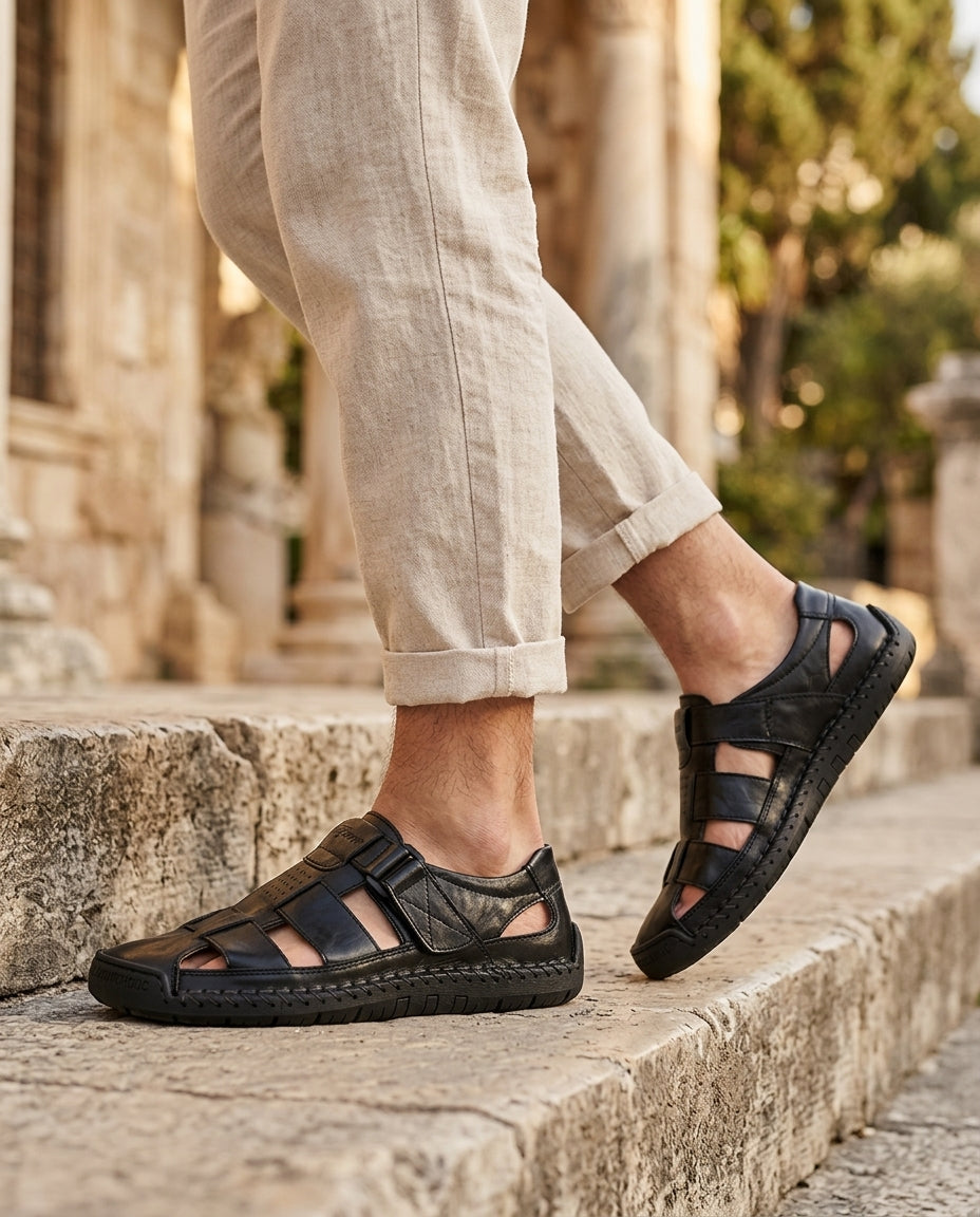 Sorrento — Leather Fisherman Sandal
