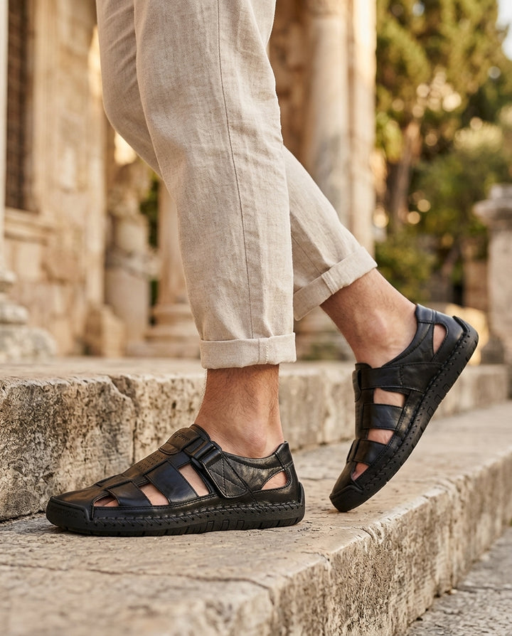 Sorrento — Leather Fisherman Sandal