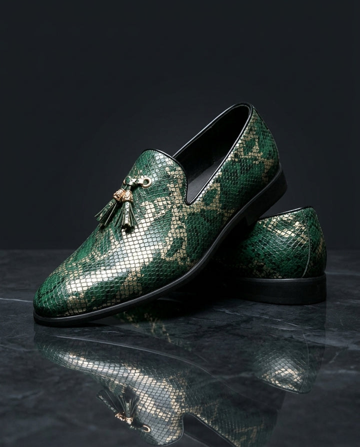 Jackson - Snake Print Loafer