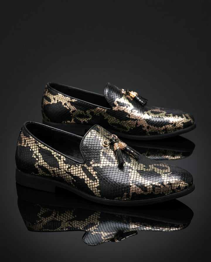 Jackson - Snake Print Loafer