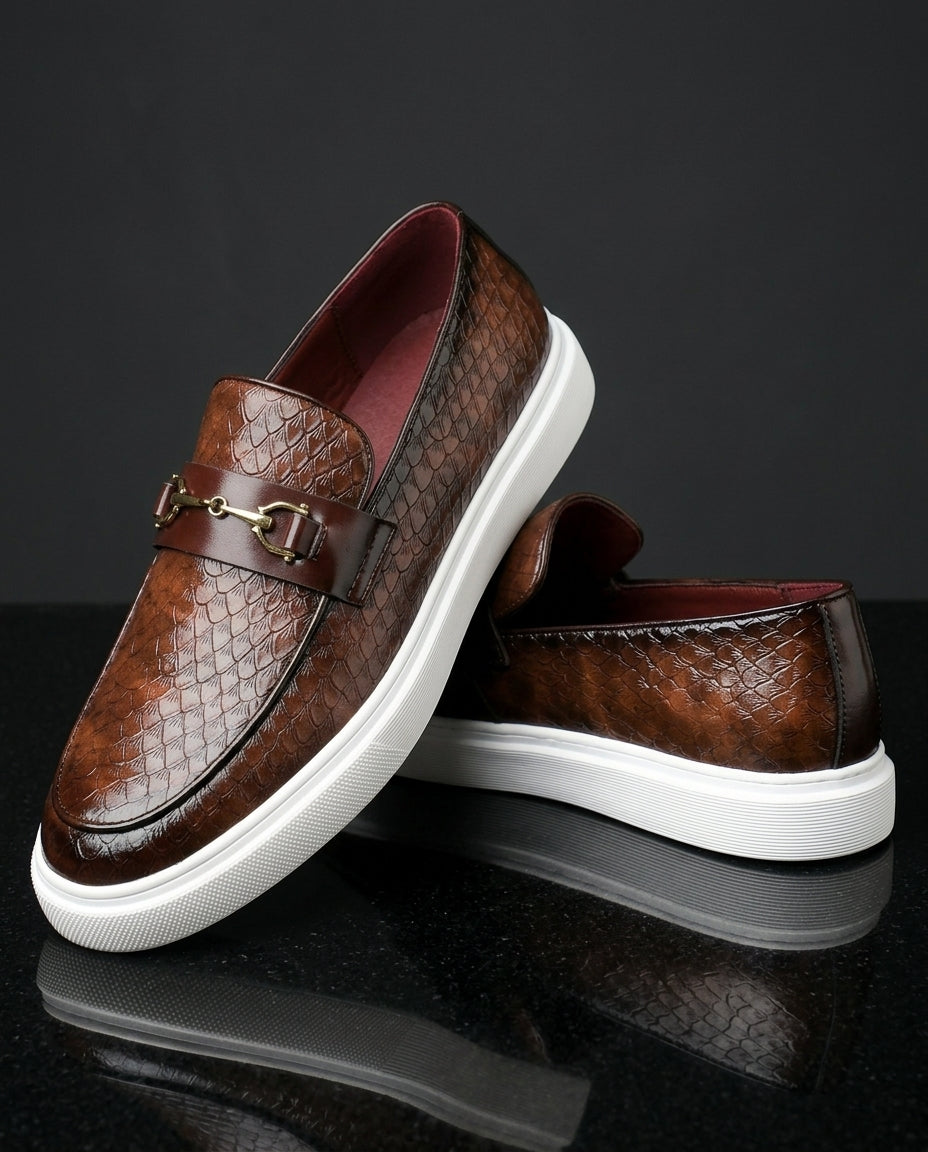 Sterling - Croc Embossed Slip-On
