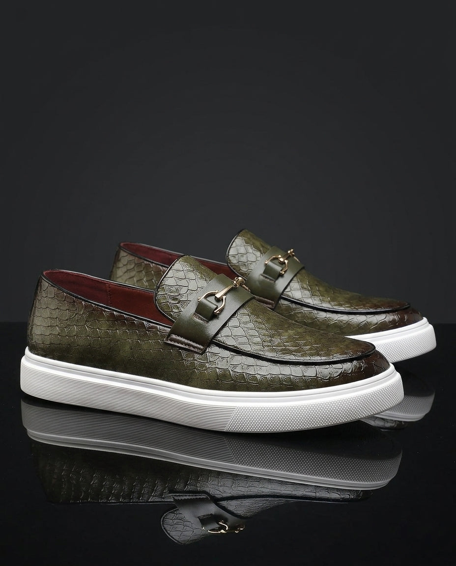 Sterling - Croc Embossed Slip-On