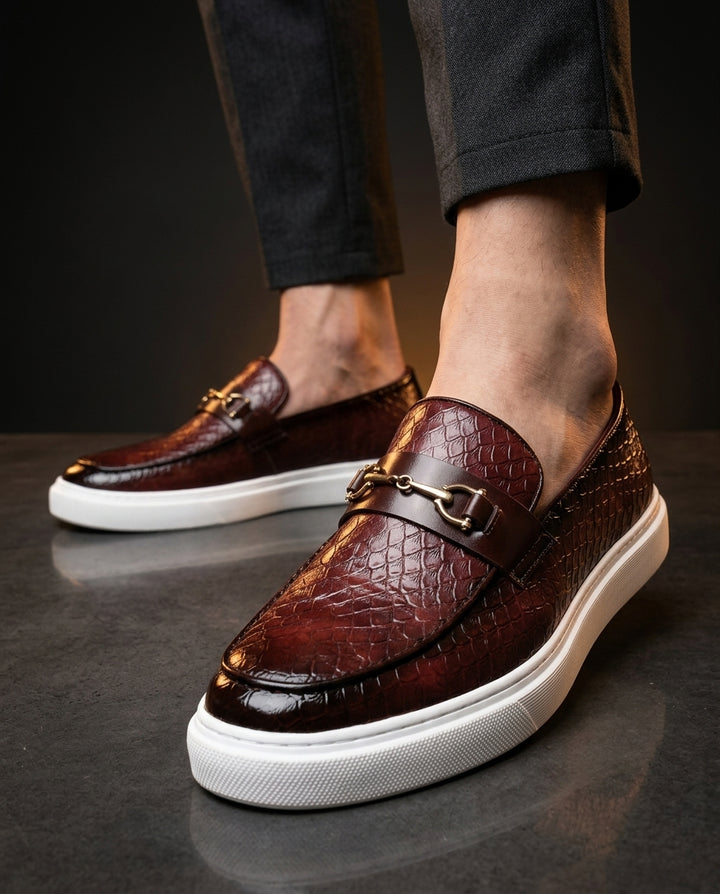 Sterling - Croc Embossed Slip-On