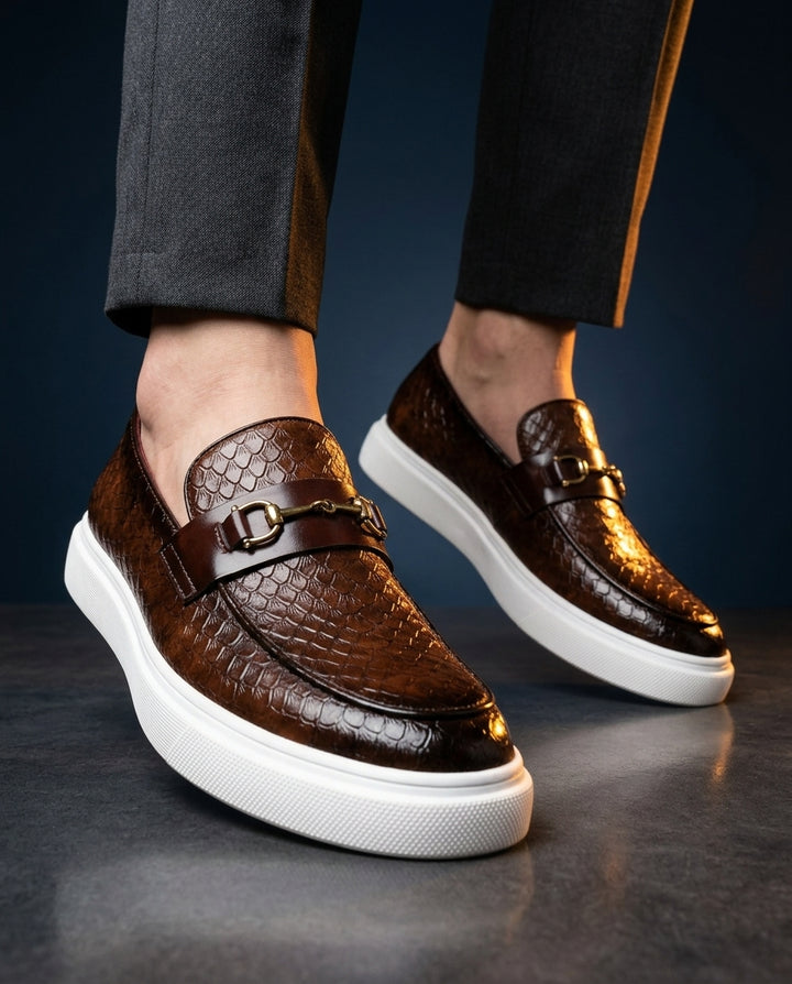 Sterling - Croc Embossed Slip-On