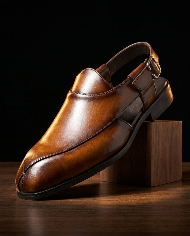 Marcelo Leather Slingback Sandals