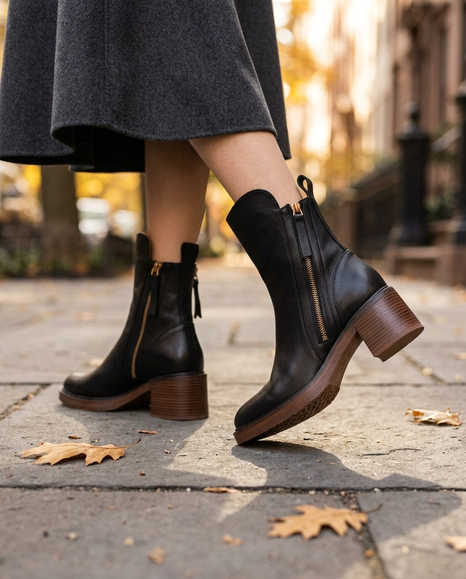 Liliana Leather Ankle Boots