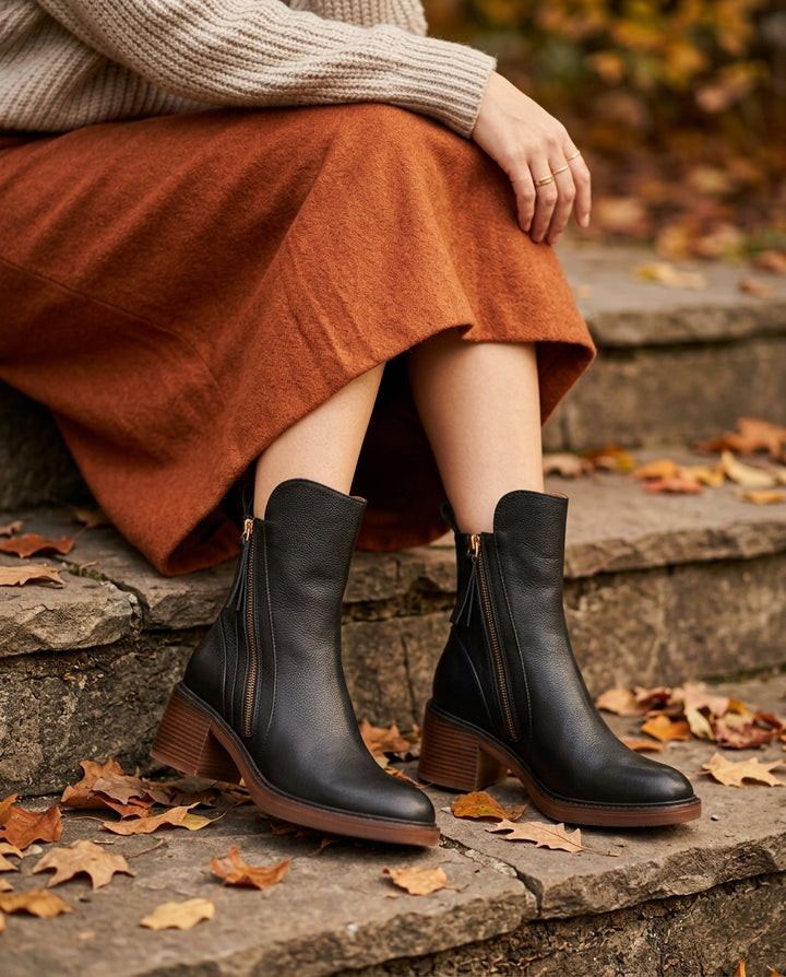 Liliana Leather Ankle Boots