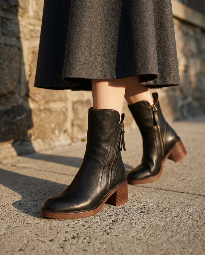 Liliana Leather Ankle Boots